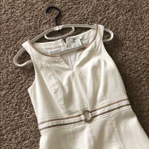 Whitehouse black market cream color dress